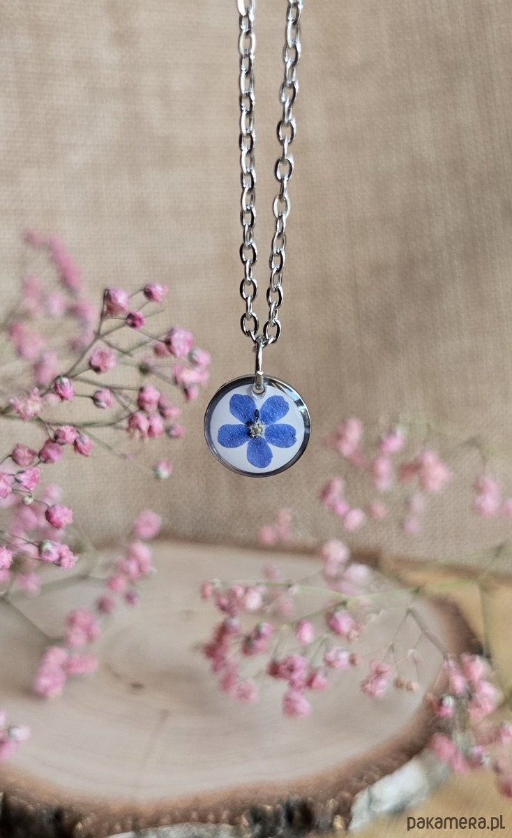 wisiory Zawieszka z niezapominajką 1