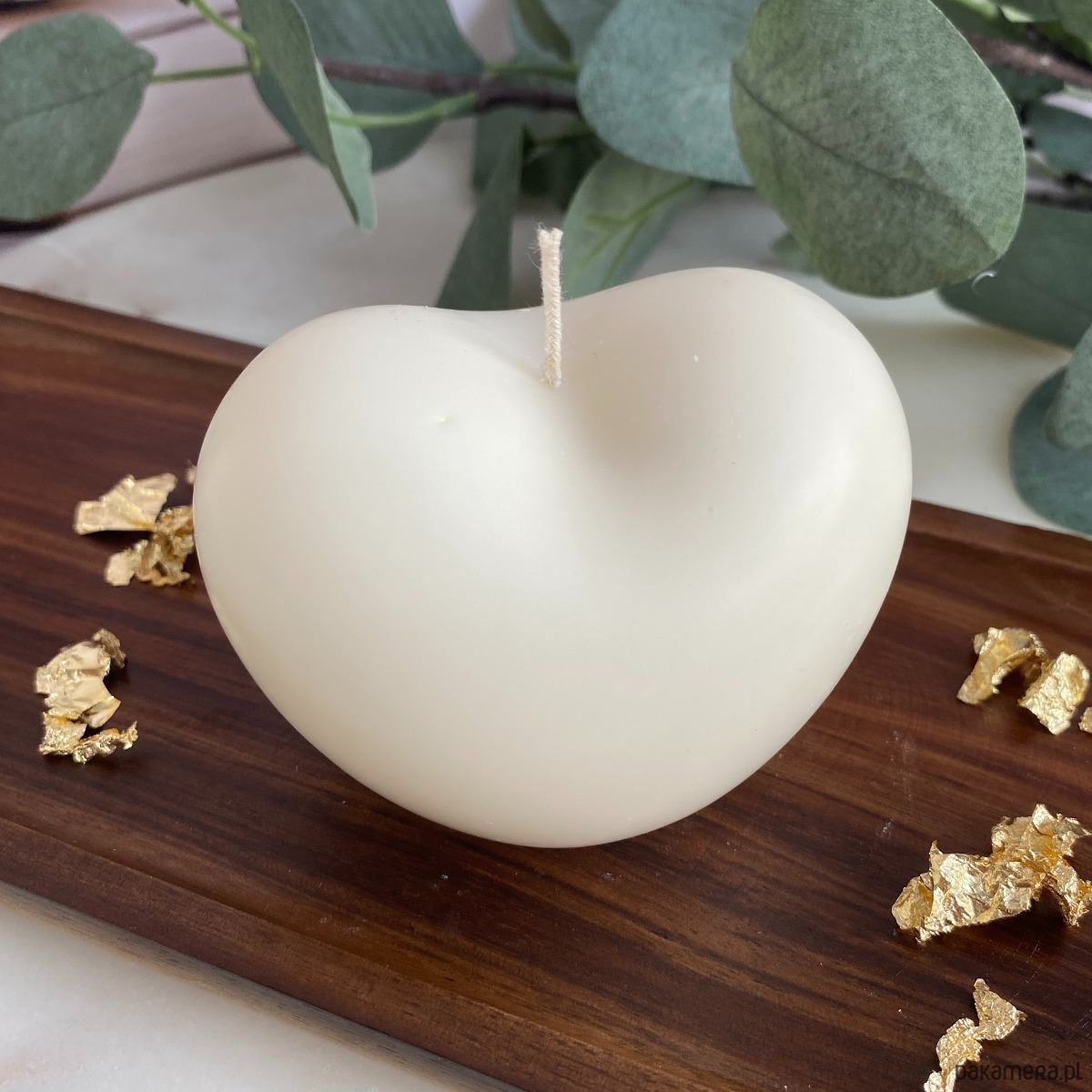 świeczniki i świece Świeca sojowa dekoracyjna "Sweet Heart" 60x80mm 1