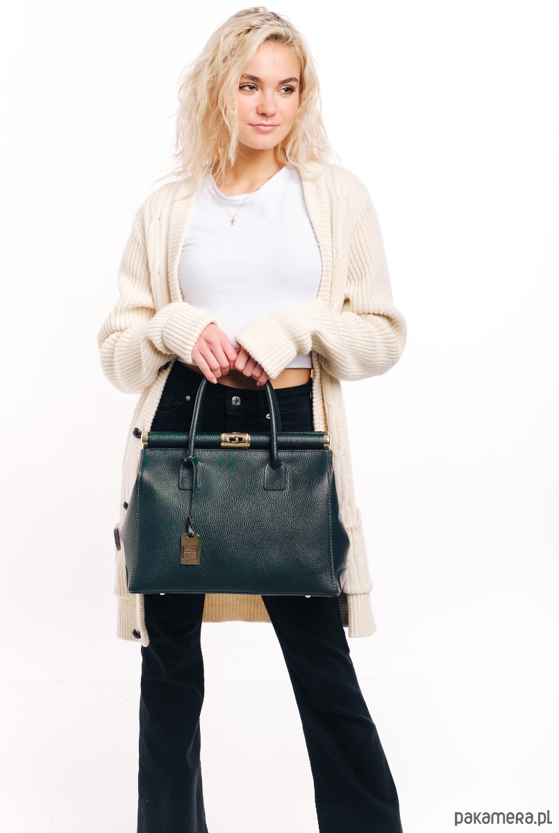 torebki do ręki Torba skórzana Shopper (6880) 7