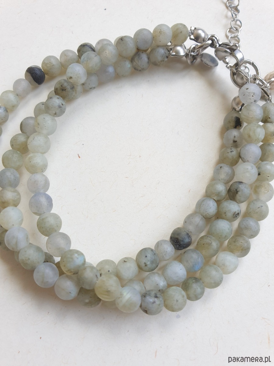 bransoletki z kamieni naturalnych Bransoletka TRIO labradoryt 4