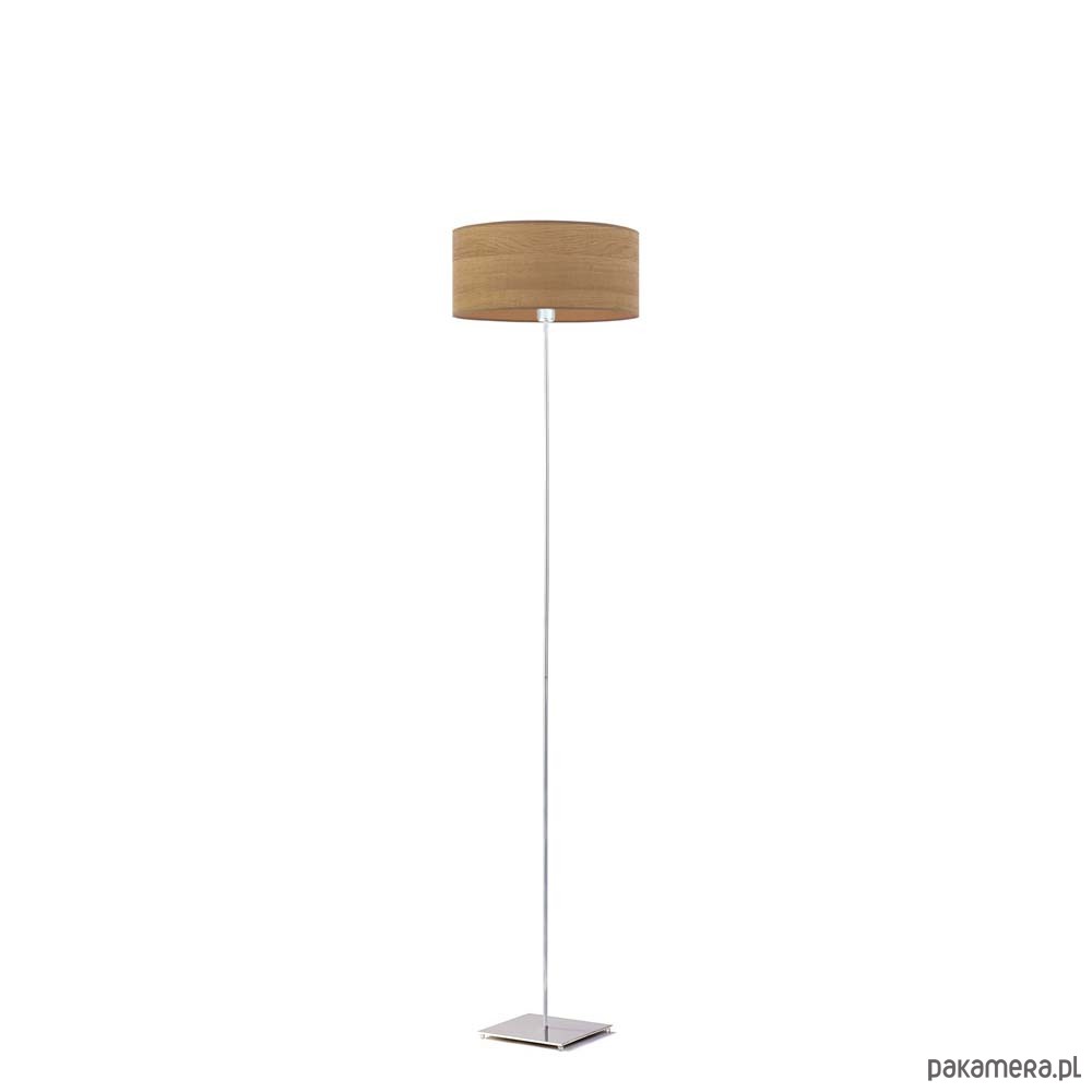 lampy podłogowe Lampa stojąca metalowa z abażurem walec 30 cm MEKSYK ECO 8