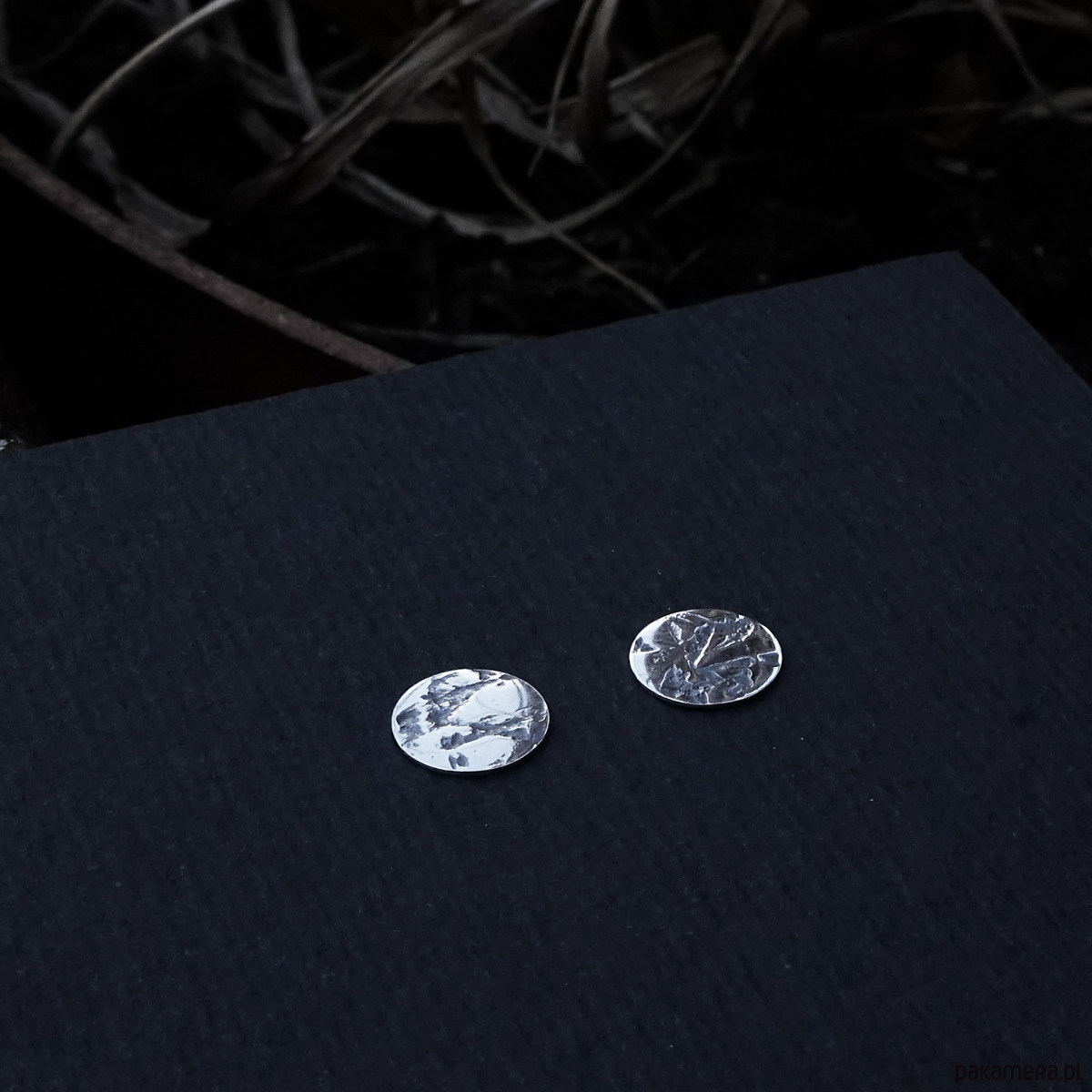 kolczyki srebrne AIKO - srebrny minimalizm 2