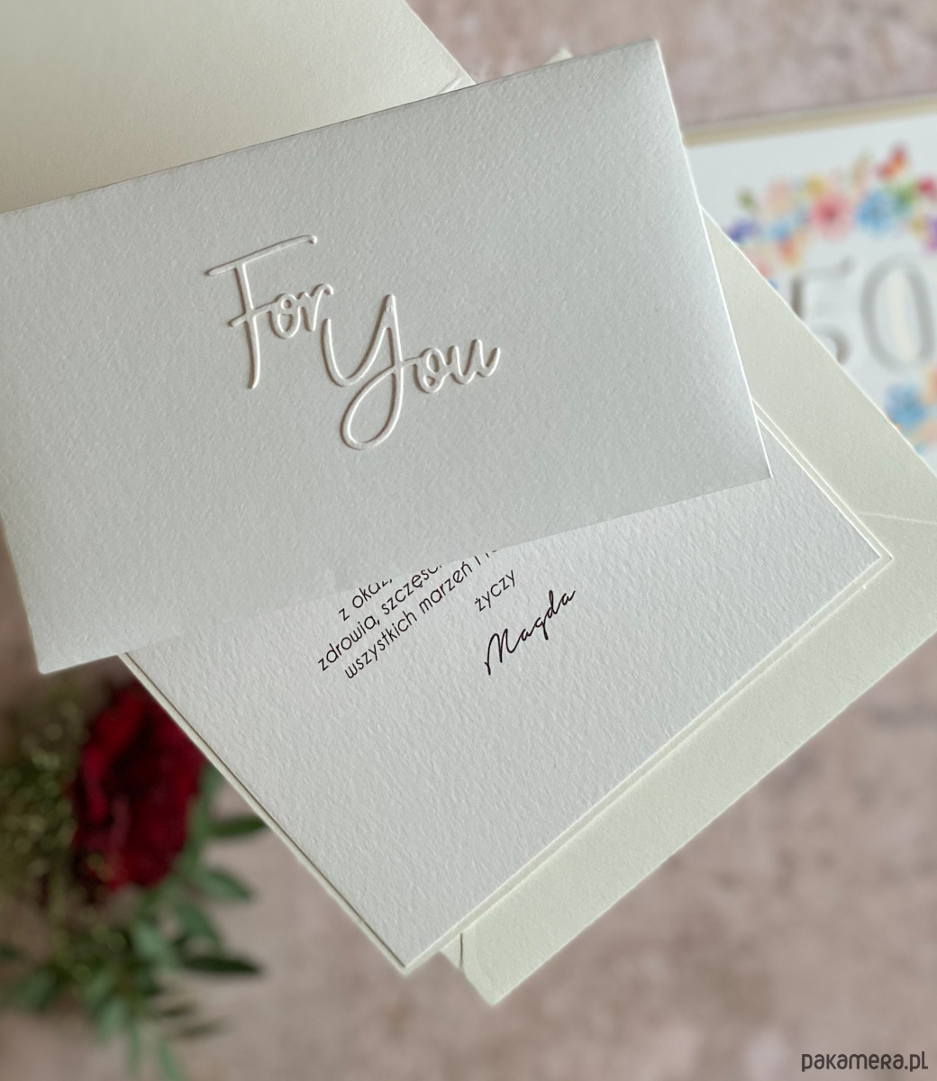 kartki scrapbooking Kartka urodzinowa z kopertą prezentową, BH 35 1