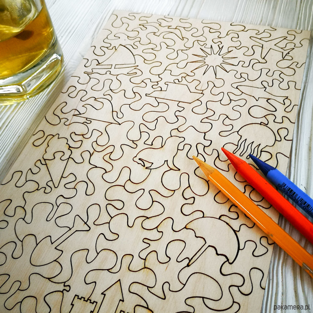 Puzzle Do Kolorowania I Wydruku Nad Morzem - Puzzle do kolorowania - Pakamera.pl
