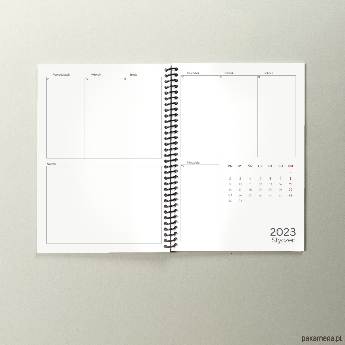 kalendarze i plannery Planner 2023 6