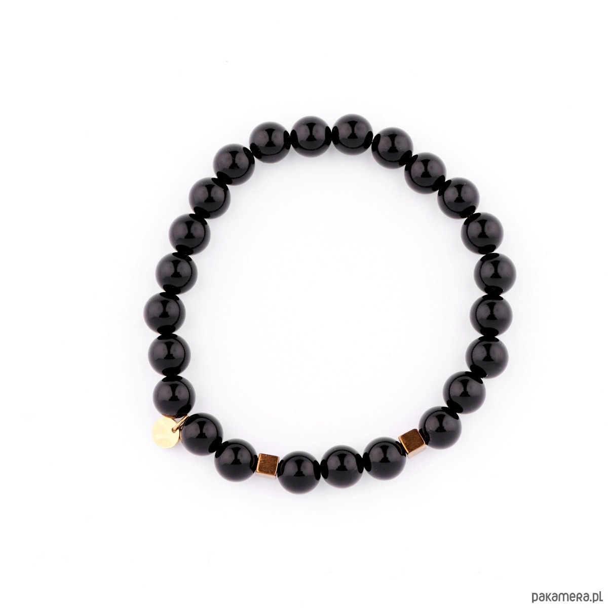 biżuteria męska Set 3 męskich bransoletek Black&Gold 1