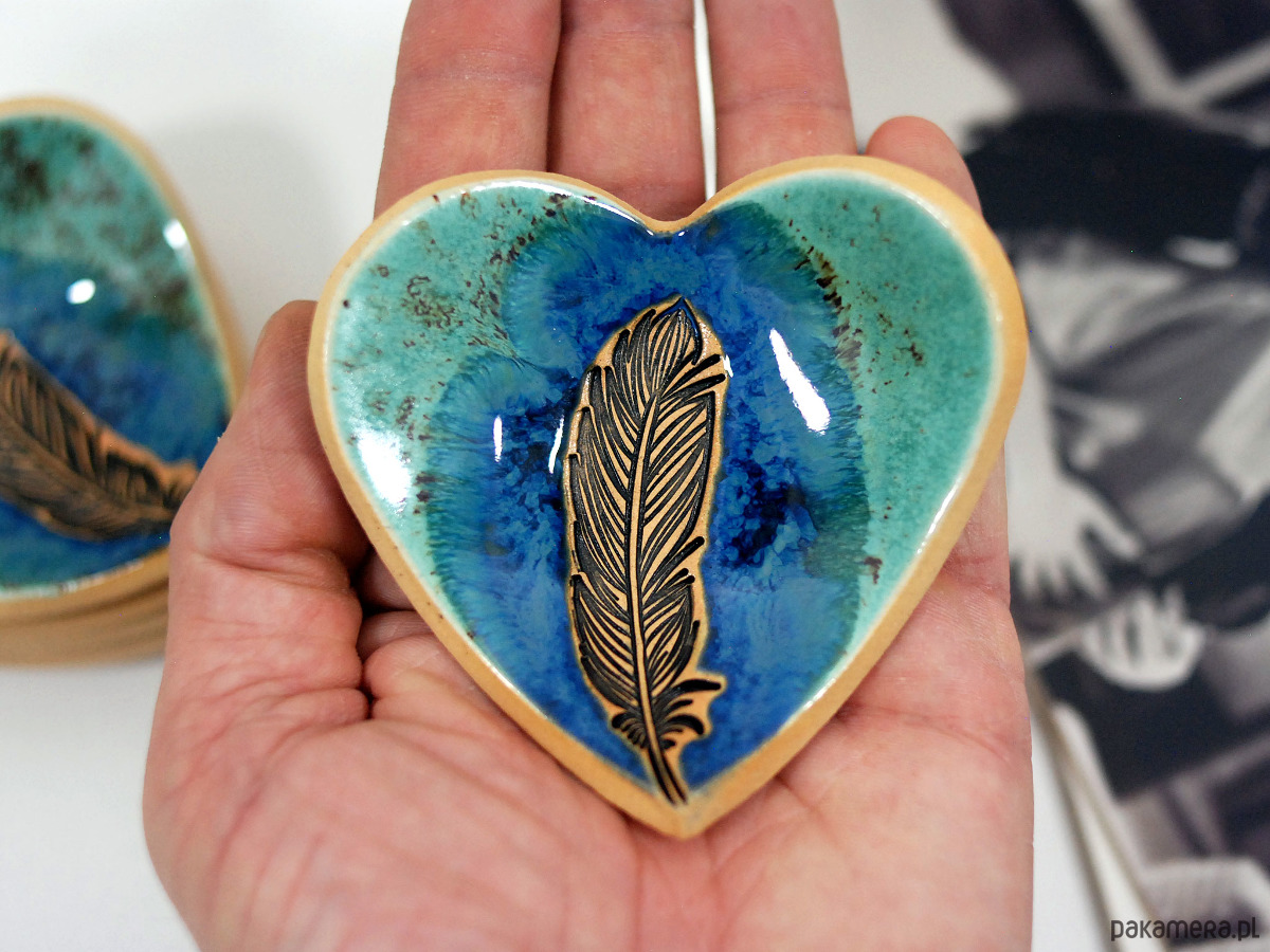 pojemniki na biżuterię Miseczka ceramiczna na drobiazgi, biżuterię, obrączki 3