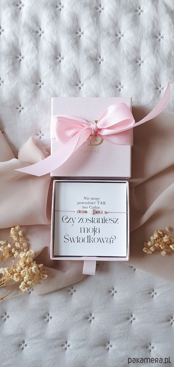 bransoletki na sznurku Bransoletka Czy zostaniesz moją Świadkową? 3