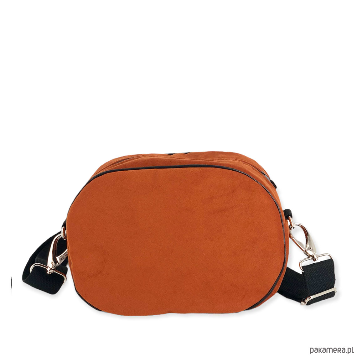 torby na ramię Torebka damska z weluru tapicerskiego "Mili Boxy Bag" - miedziana pomarańcza 5