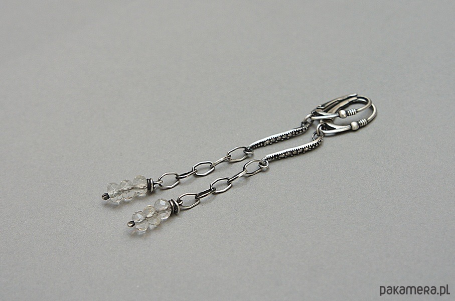 kolczyki srebrne Kolczyki srebrne Teatralne vol. 3 2