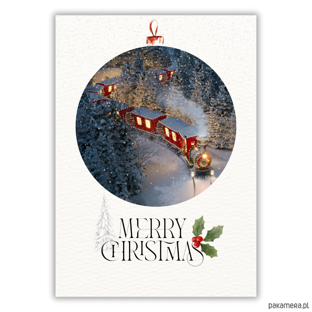 plakaty Plakat Christmas train No 2 1