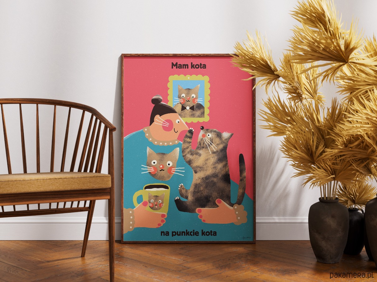 plakaty Plakat "Mam kota na punkcie kota" 1