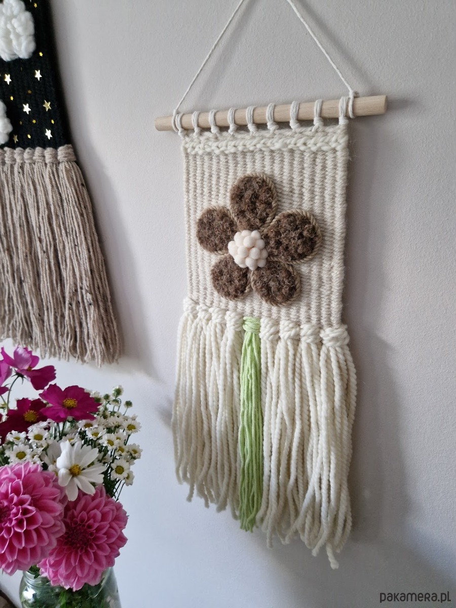 makramy Makatka kwiat 1