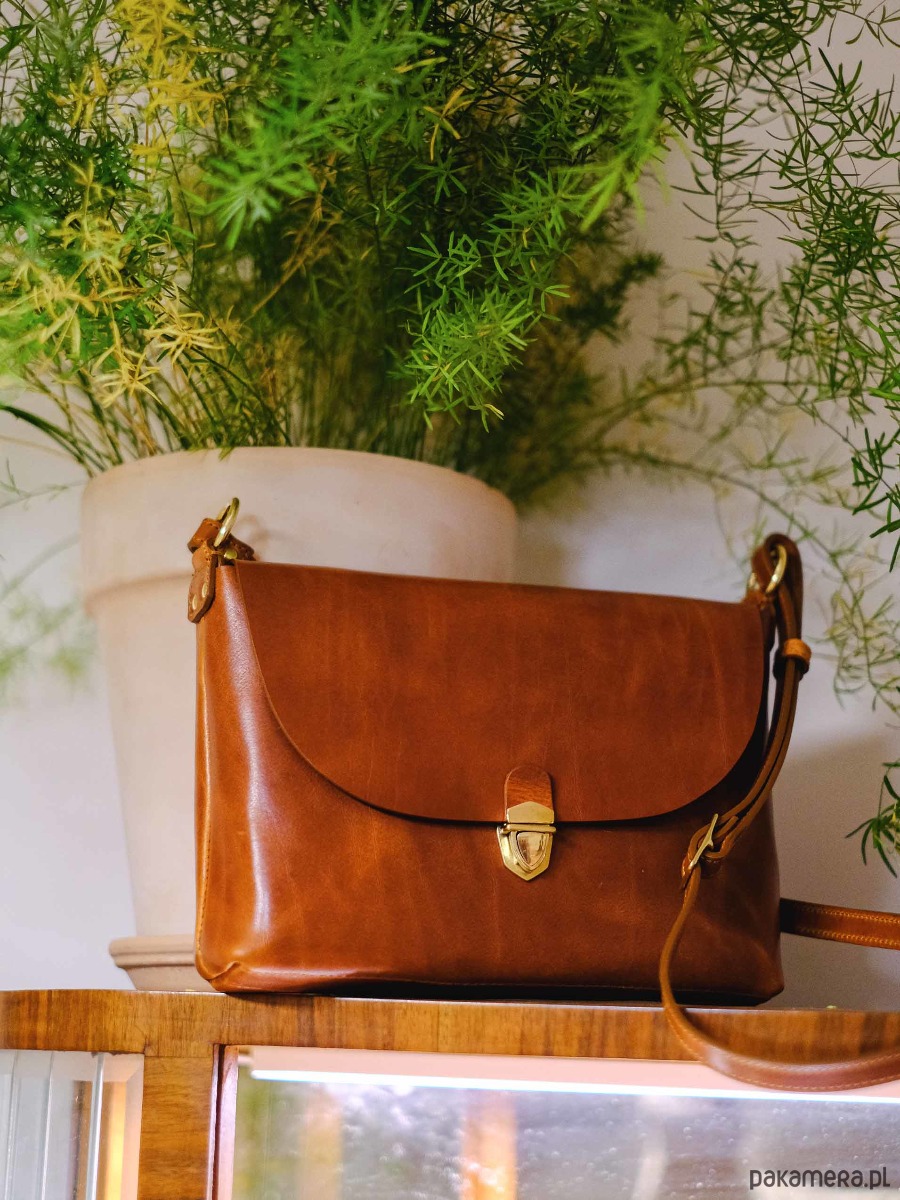 torby na ramię NUEVA torebka koniakowa 3