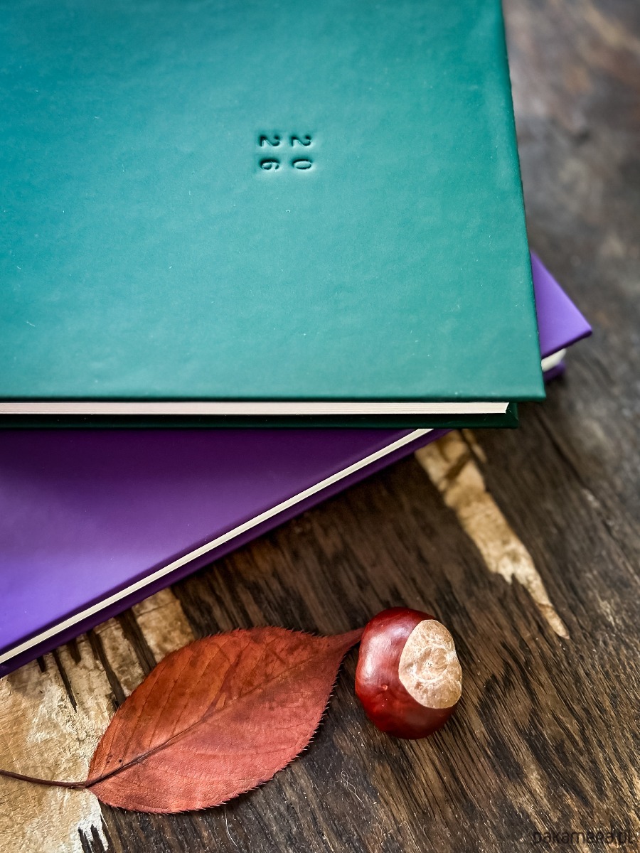 kalendarze i plannery Ręcznie szyty kalendarz dzienny 6