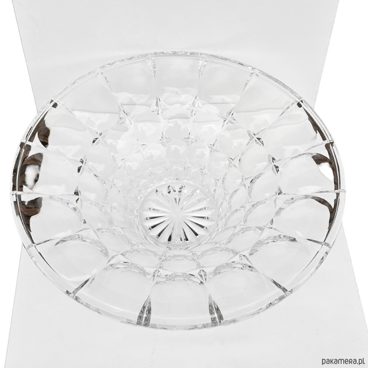 miski i misy Bohemia  misa kryształowa soczewkowa  Czechosłowacja  lata 70. 2