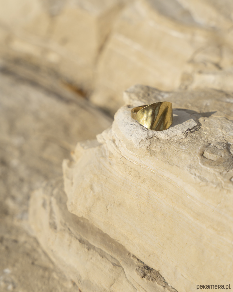 pierścionki - różne Pierścionek - sygnet PŁATKI No. 1 3