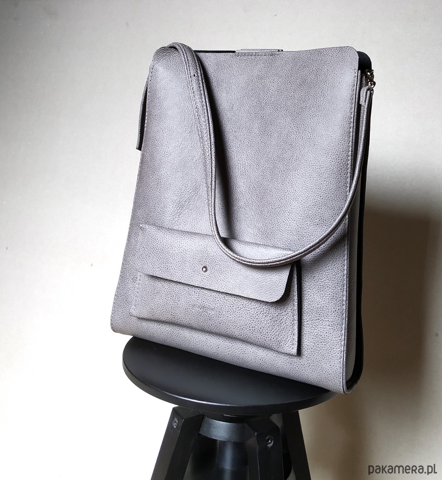 torby na ramię Casual Tote szary groszek 1