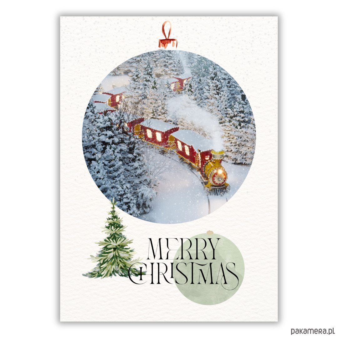 plakaty Plakat Christmas train No 1 1