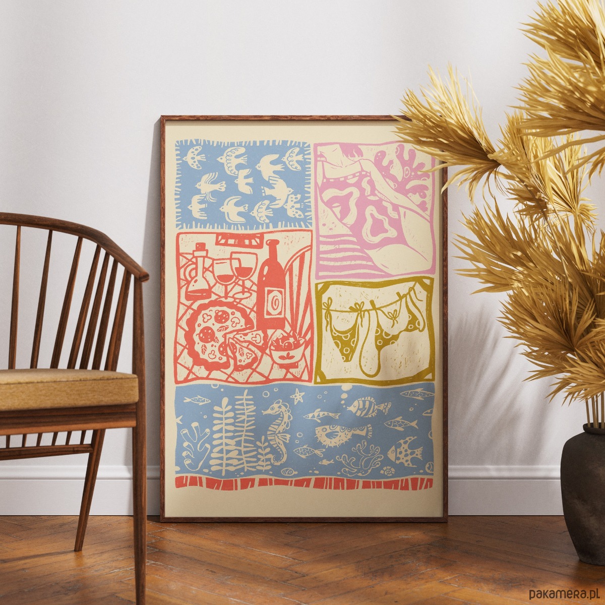 plakaty Plakat "Morskie klimaty", kolorystyka 2 1