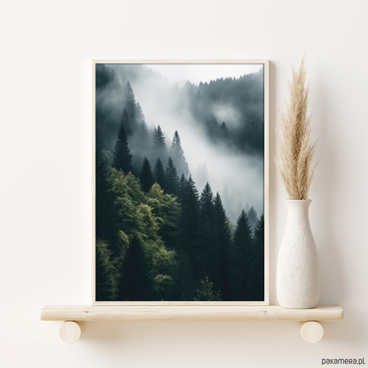 plakaty Plakat Tajemniczy las o świcie 4