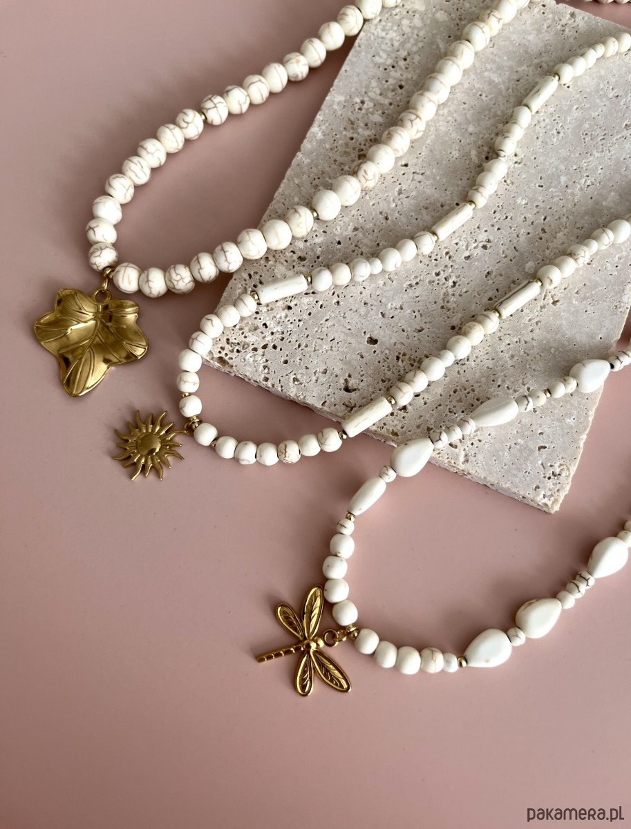 naszyjniki - inne Naszyjnik Dragonfly z zawieszką w kształcie ważki 4