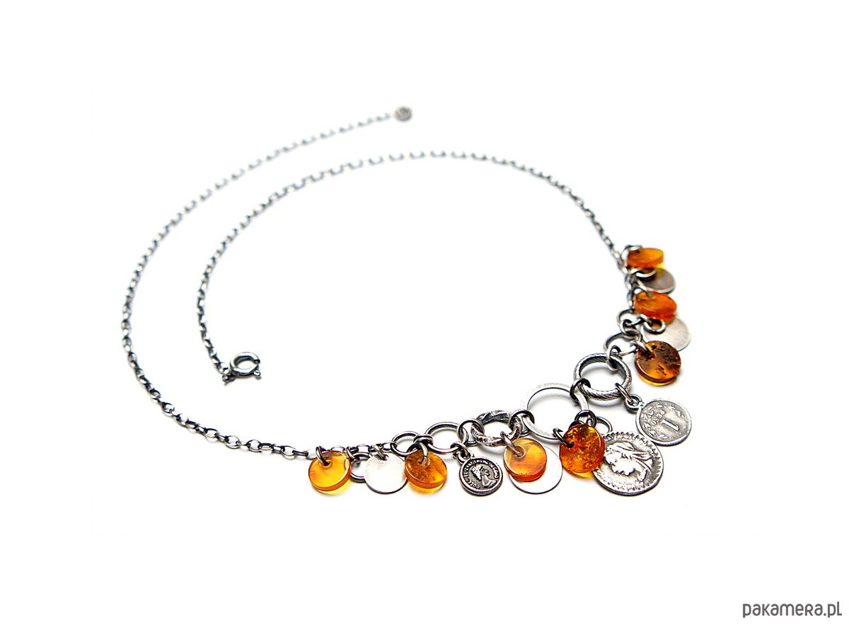 wisiory Amber chips -  naszyjnik 3
