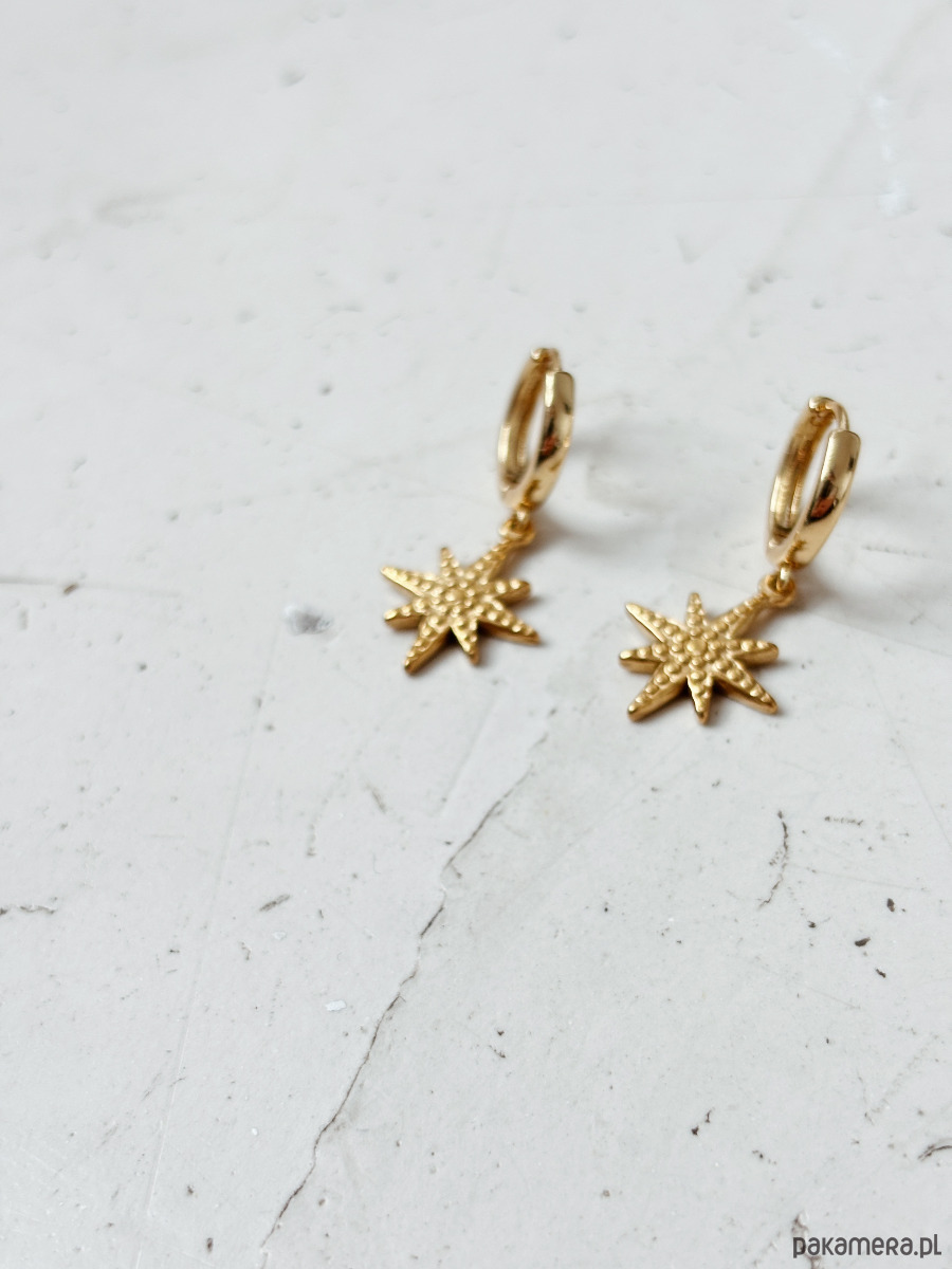 kolczyki pozłacane Kolczyki pozłacane Gwiazdka 3