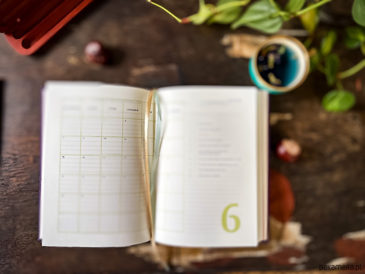 kalendarze i plannery Ręcznie szyty kalendarz dzienny 3