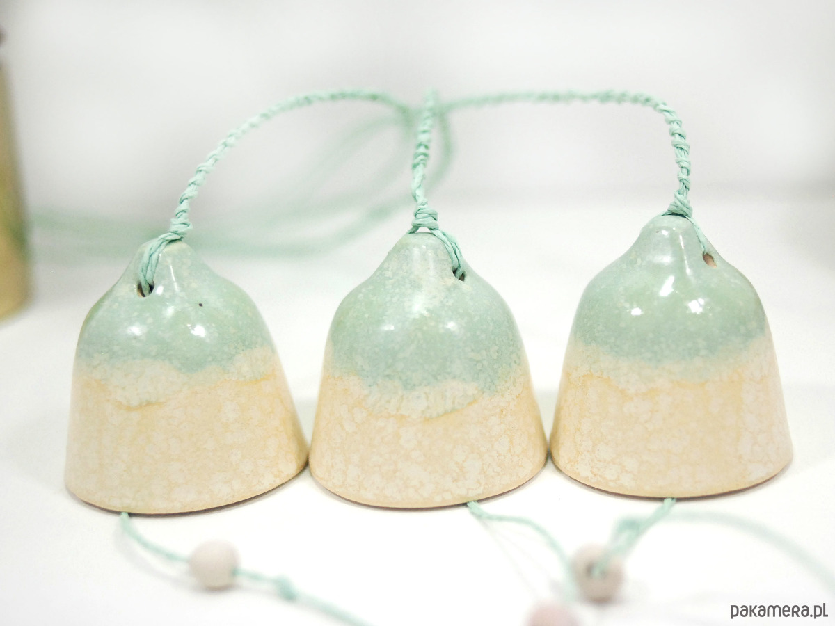 ozdoby choinkowe Dzwonki choinkowe - ceramiczne ozdoby świąteczne 4