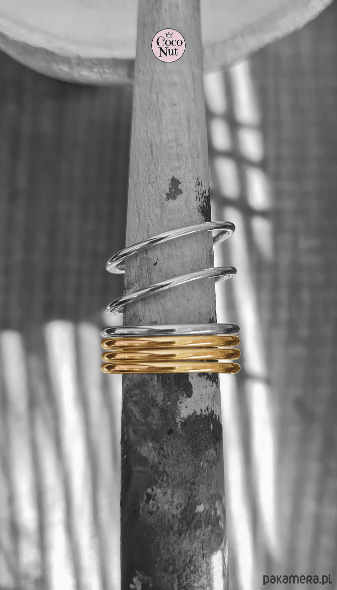 obrączki MIX dowolny: obrączki BASAL srebro 1