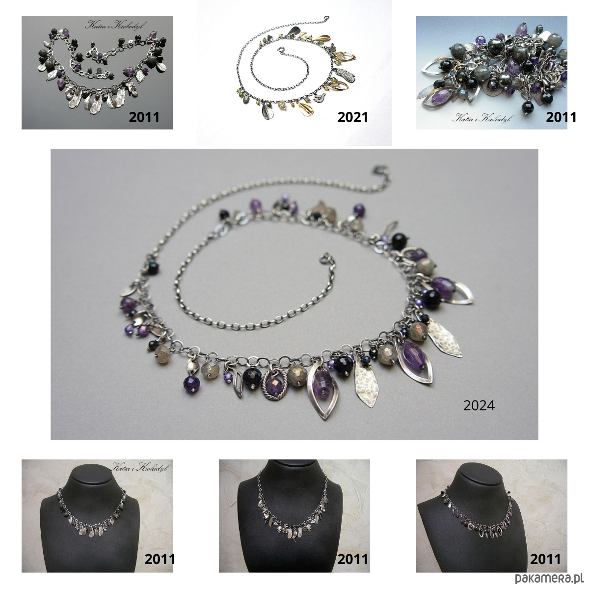 srebrne naszyjniki Liryczny vol. 3  naszyjnik 6