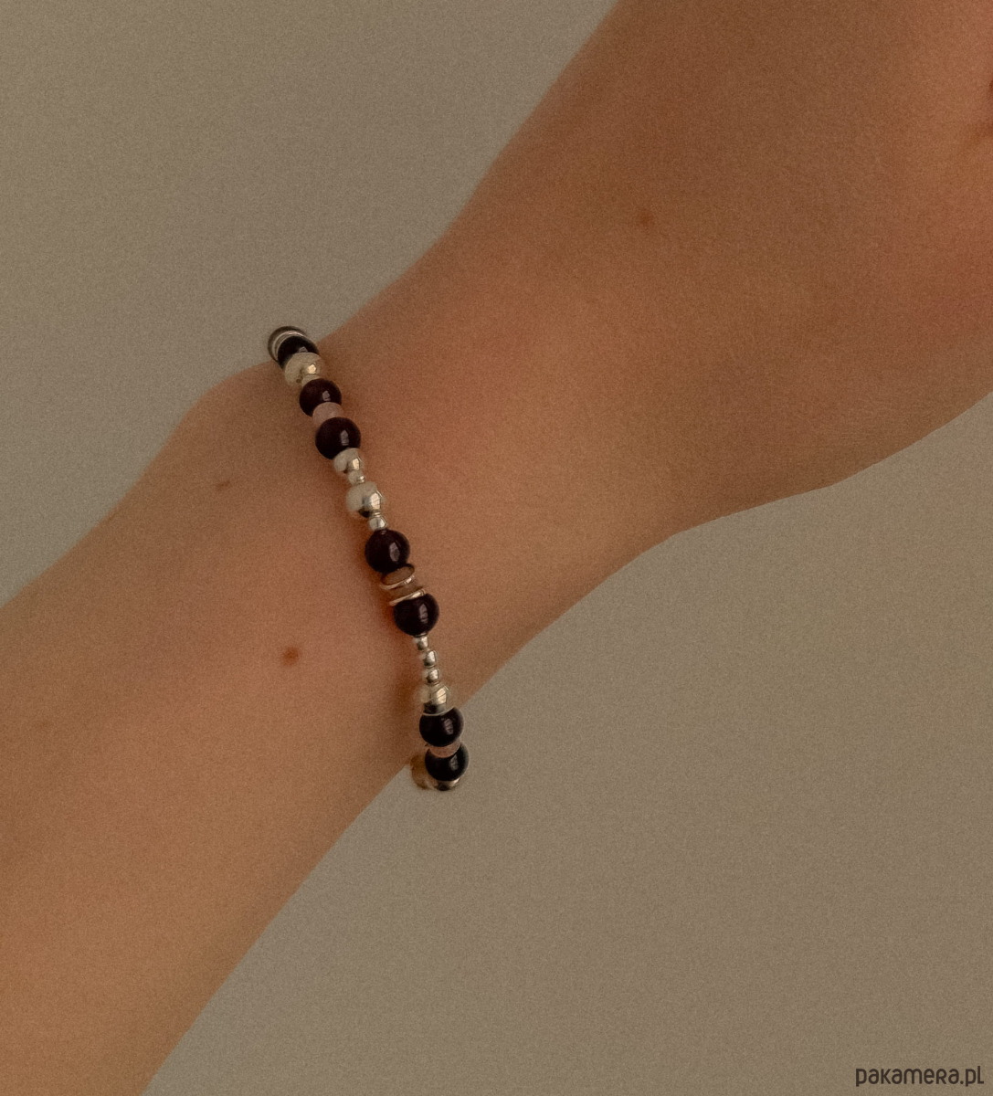 bransoletki srebrne Bransoletka Otulenie kamienie 2