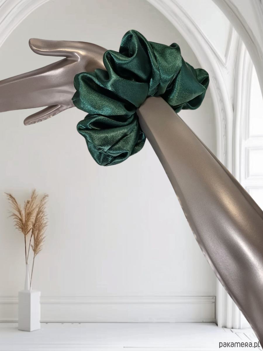 gumki do włosów Scrunchie X XL .Satynowa gumka 2