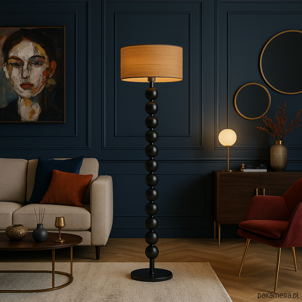 lampy podłogowe Nowoczesna lampa stojąca z kulami GIZA ECO 1