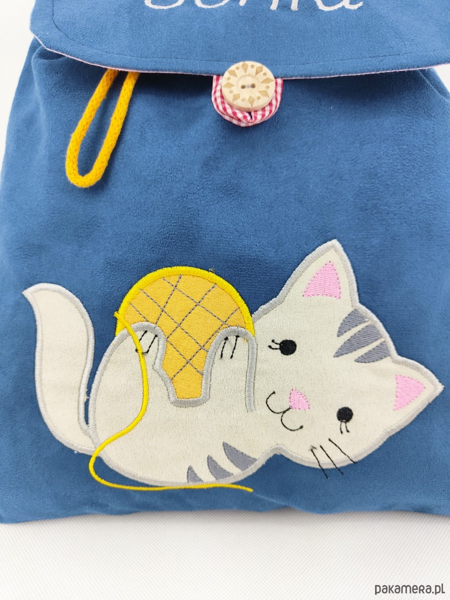 torebki, worki i plecaki dziecięce Prezent dla dziewczynki - plecak z kotkiem 2