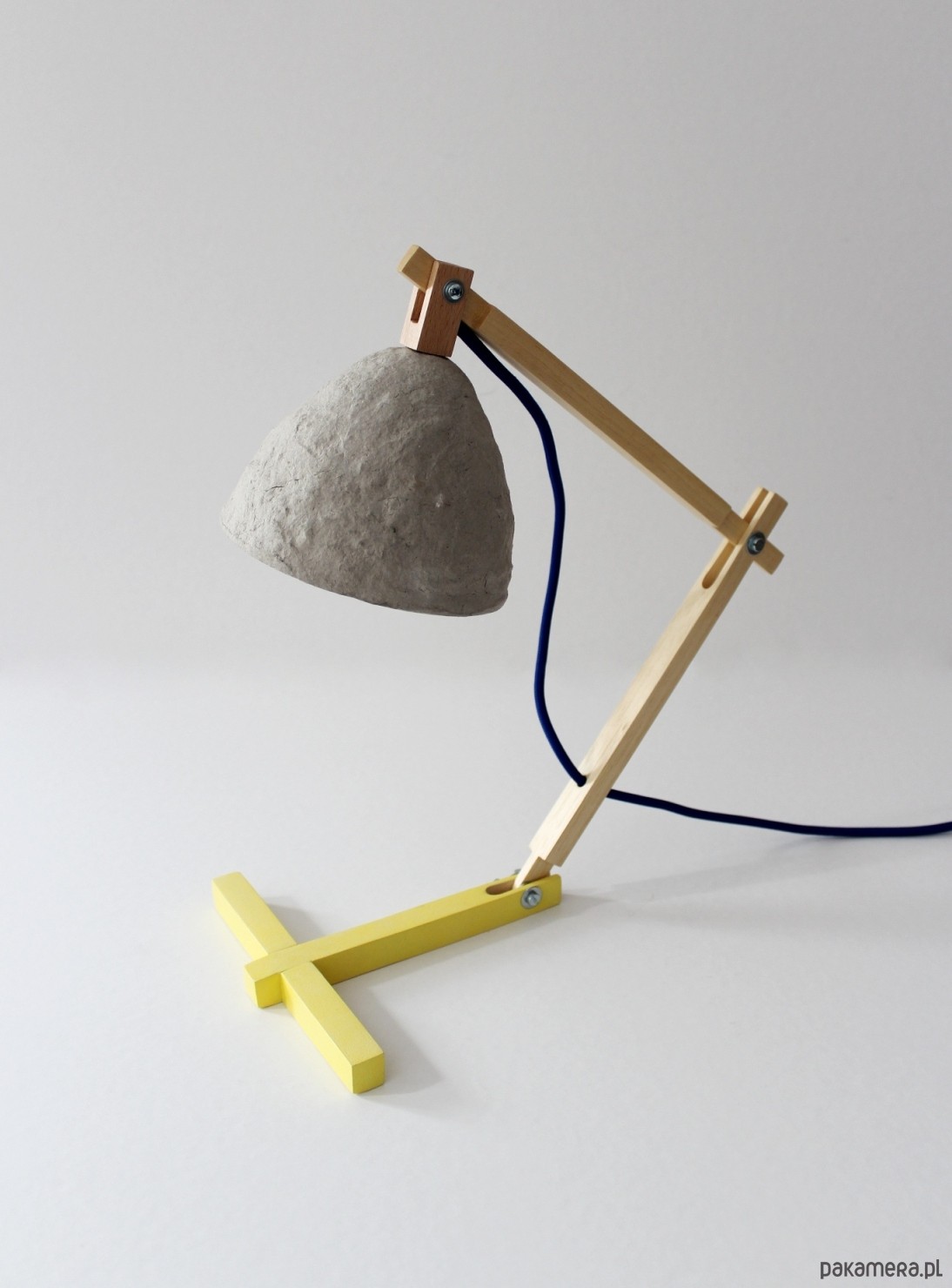lampy - inne „Metamorfozis yellow” lampa na biurko 2