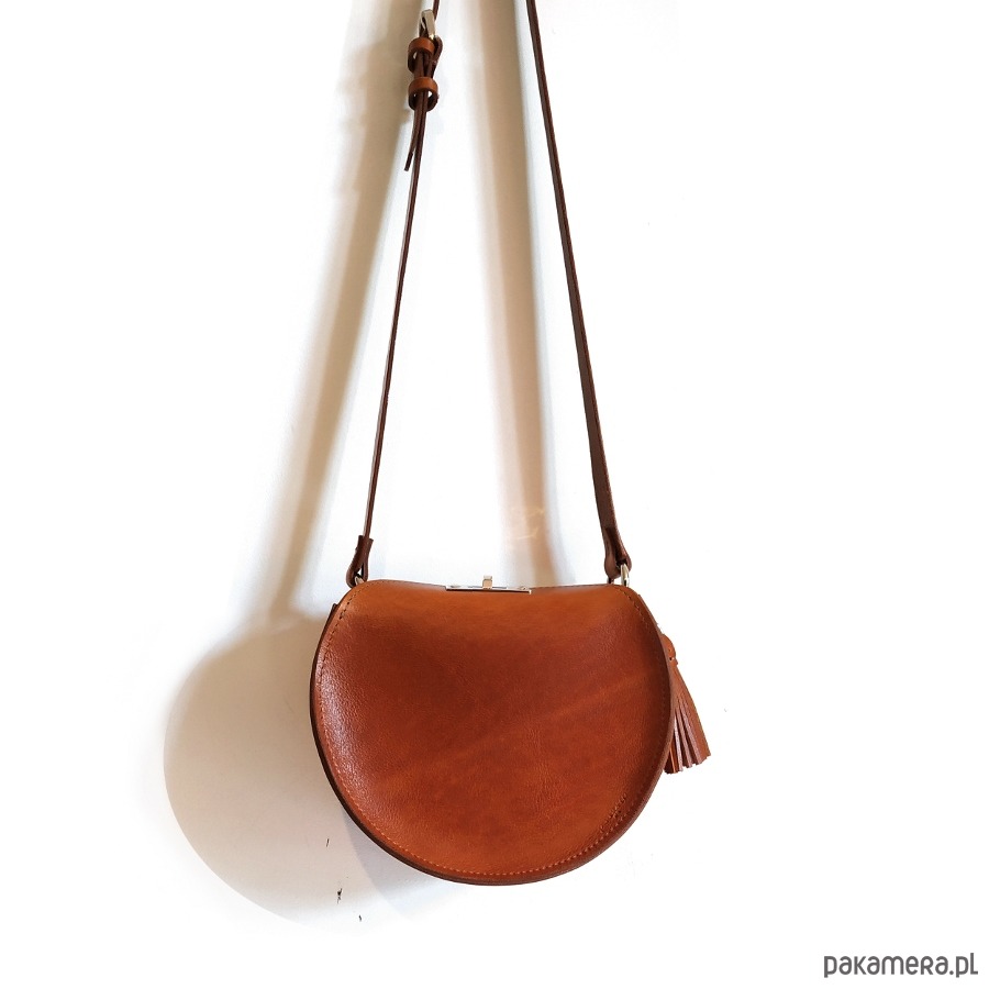 torby na ramię Roundbag koniak 3