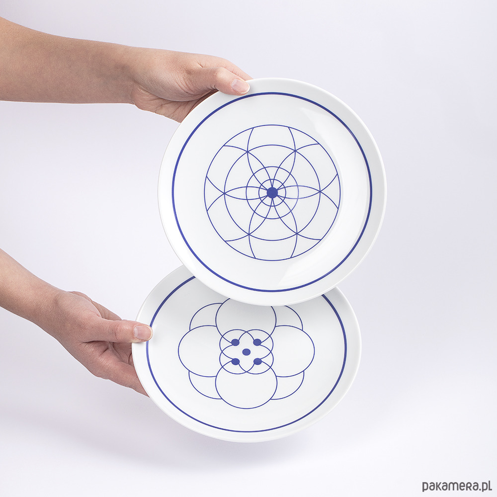 Talerze małe Marianna - zestaw 2 talerzy - Pakamera.pl