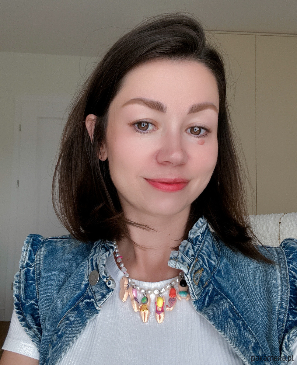 naszyjniki - inne Naszyjnik SWIMMING POOL z naturalnych pereł z letnimi kolorowymi charmsami 2