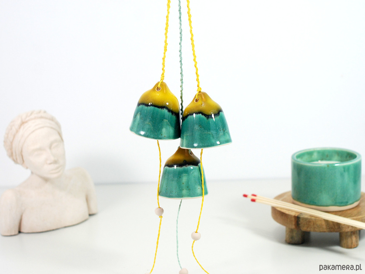 dekoracje świąteczne Ceramiczne dzwonki choinkowe - laguna 6