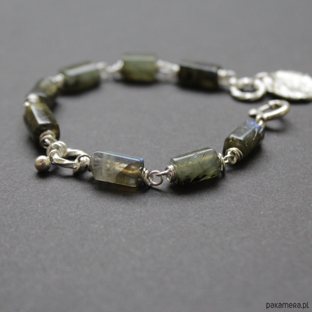 bransoletki z kamieni naturalnych Bransoletka Labrdoryt 4