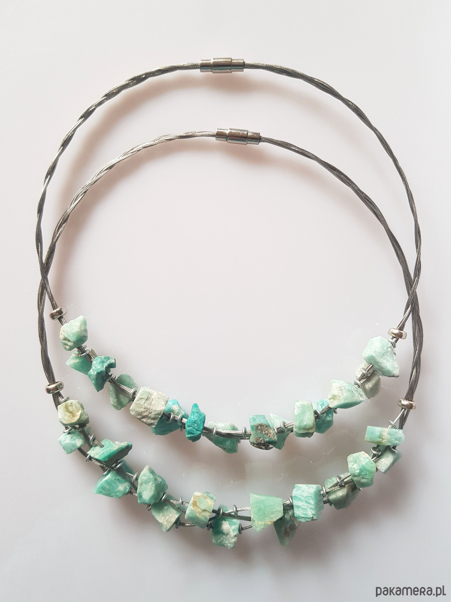 naszyjniki - inne Amazonit Naturalnie 1
