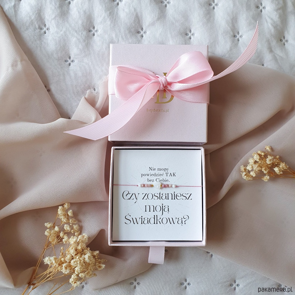 bransoletki na sznurku Bransoletka Czy zostaniesz moją Świadkową? 1