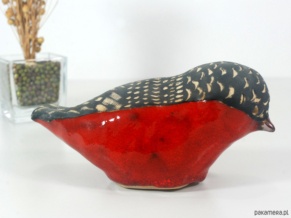 figurki i rzeźby Ceramiczna ptak - dekoracja stojąca 4