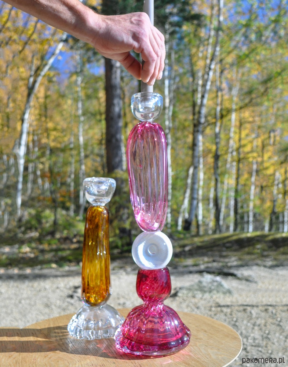 świeczniki i świece Świecznik "Optyk" 2