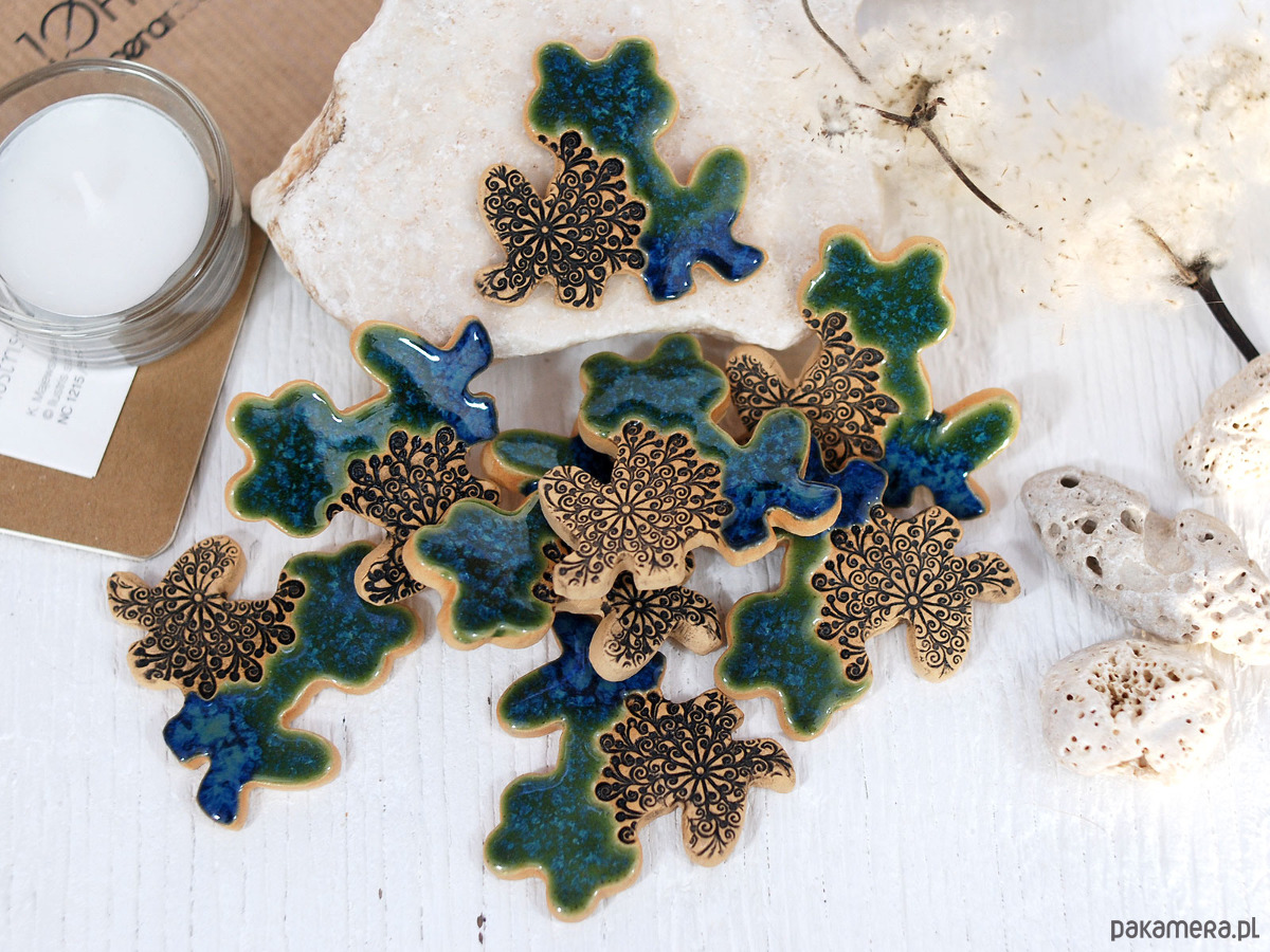 magnesy Ceramiczna żabka - magnes na lodówkę 3