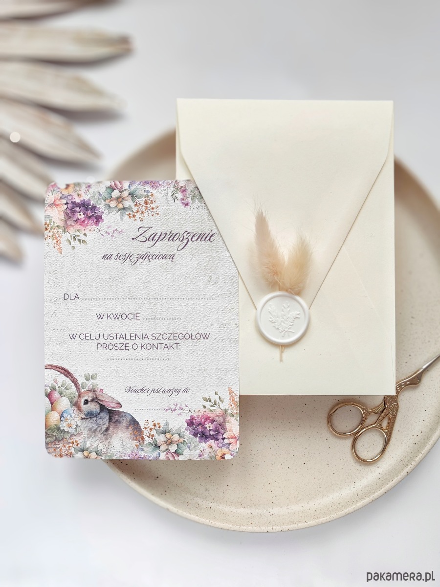 kartki scrapbooking Voucher na sesję zdjęciową 5szt 1