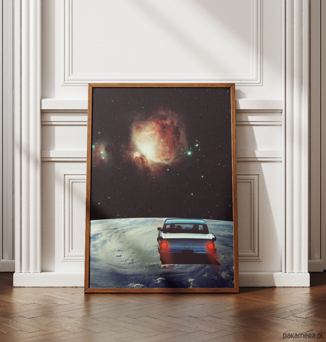 plakaty Plakat Destynacja nieznana - Kolaż Fine-art  - Autorska dekoracja ścienna 4