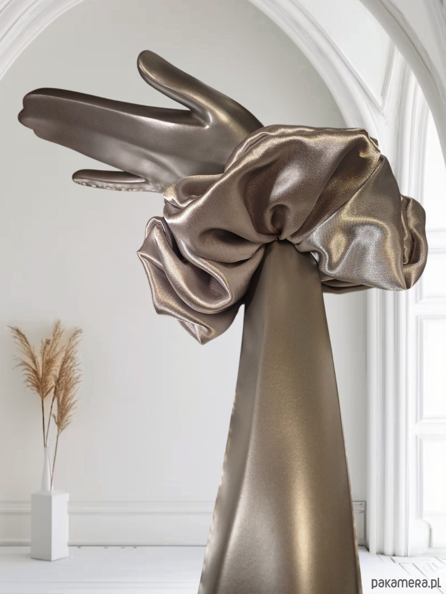 gumki do włosów Scrunchie X XL .Satynowa gumka 2